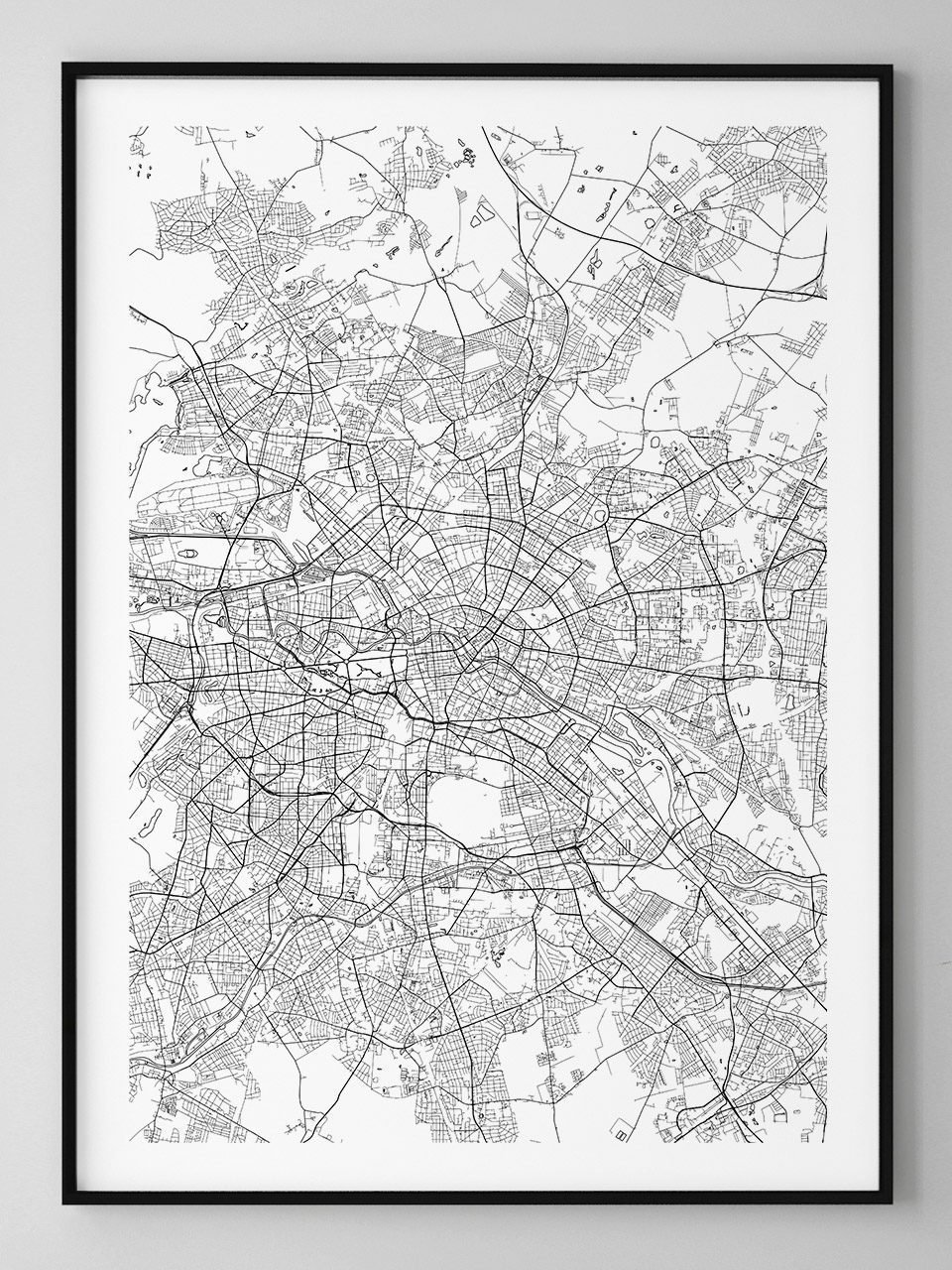 Berlin Map Poster - Milly Studio